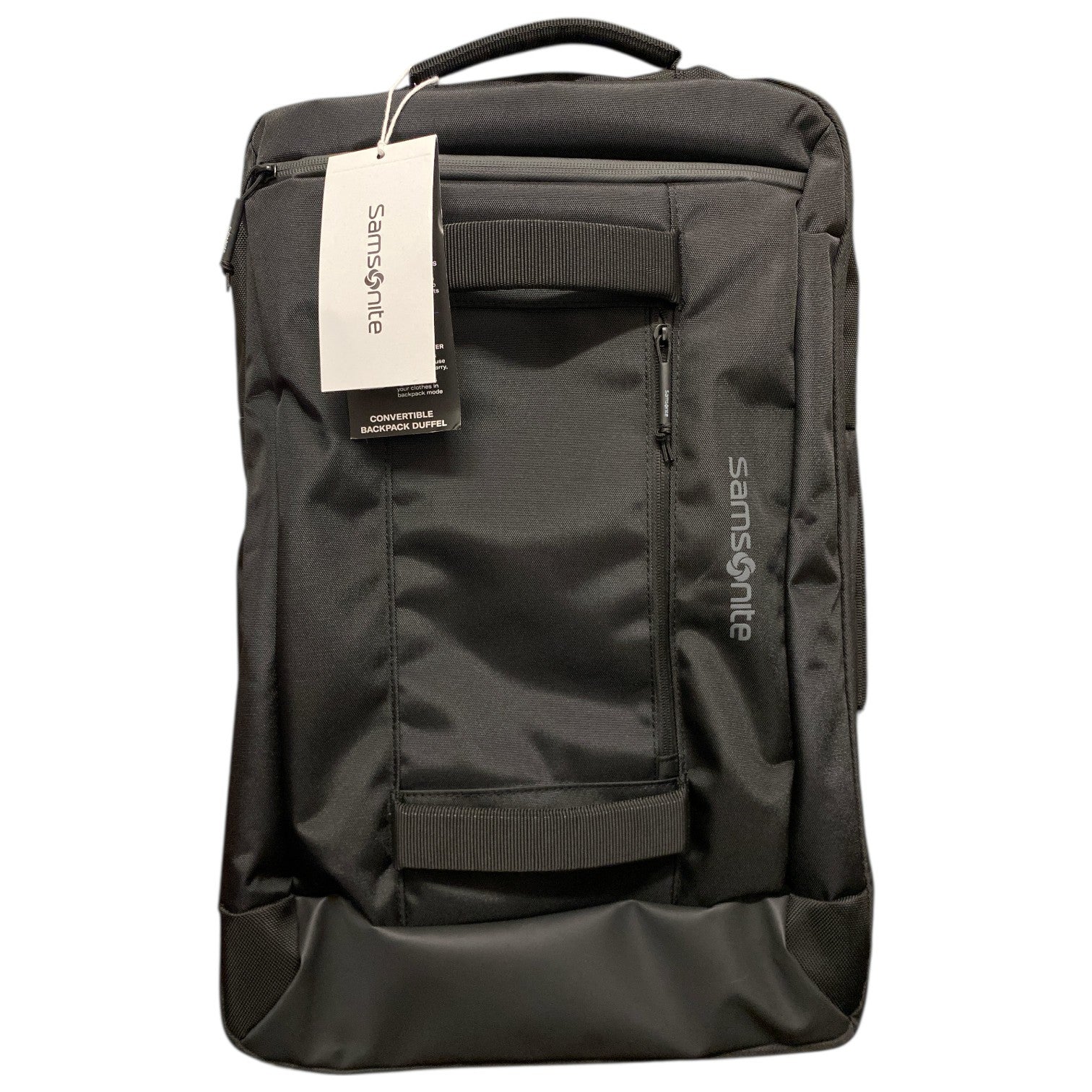 Samsonite Convertible Wheeled Backpack with Telescopic Handle, Black - Bellso